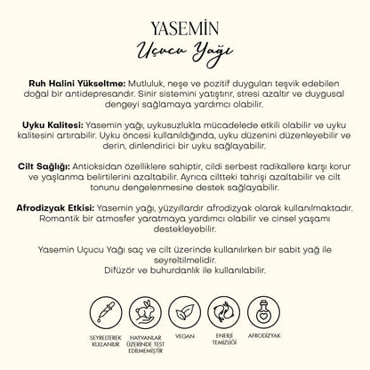 Yasemin Uçucu Yağı (5 ml)