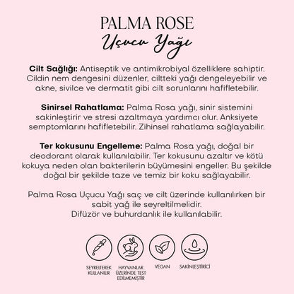 Palma Rosa Uçucu Yağı (5 ml)