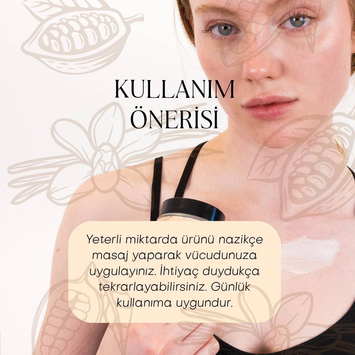 Vanilya &amp; Kakao Body Butter / Yoğun Vücut Nemlendiricisi (100 ml)