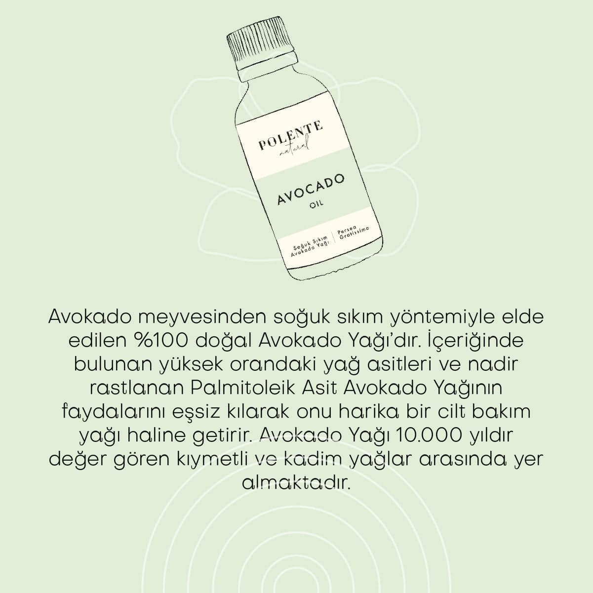 Avokado Yağı - Soğuk Sıkım (50 ml)