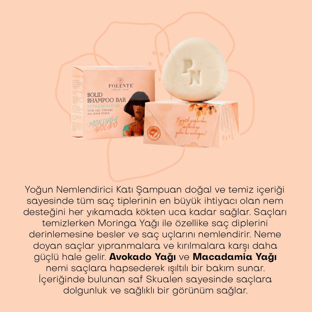 Yoğun Nemlendirici Katı Şampuan / Tüm Saç Tipleri (110 gr)