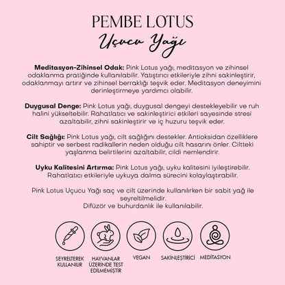 Pembe Lotus Uçucu Yağı (5 ml)
