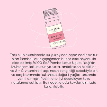 Pembe Lotus Uçucu Yağı (5 ml)