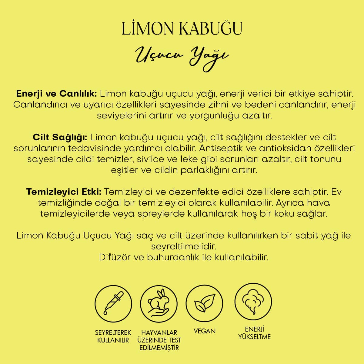 Limon Kabuğu Uçucu Yağı (10 ml)