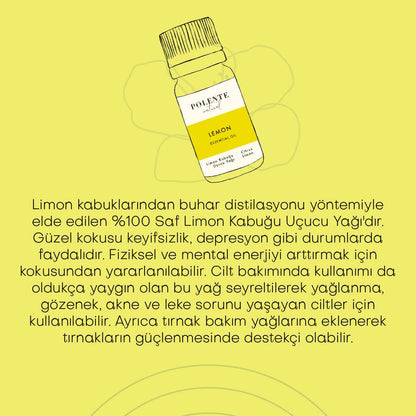 Limon Kabuğu Uçucu Yağı (10 ml)