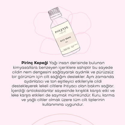 Pirinç Kepegi Yağı - Soğuk Sıkım (30 ml)