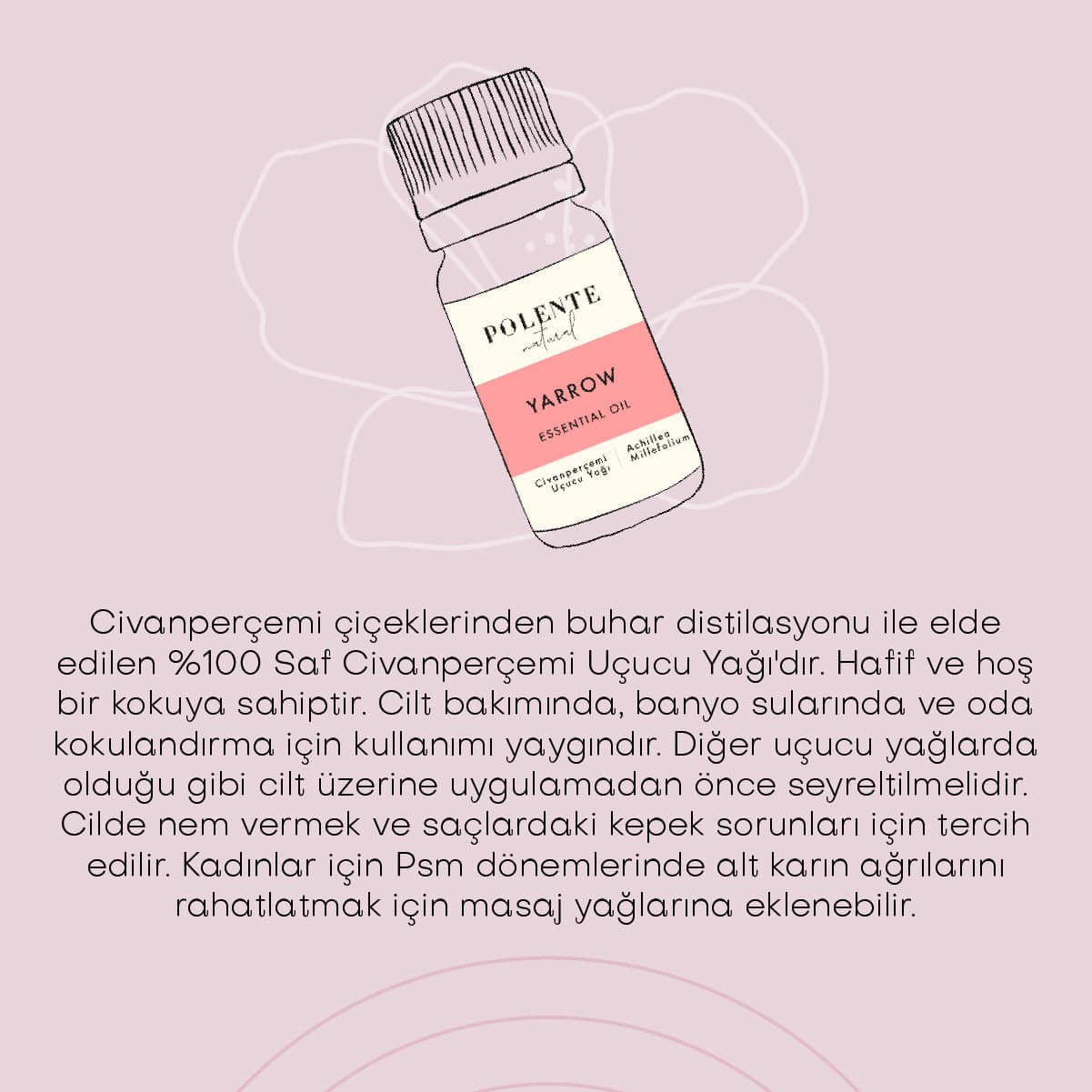 Civanperçemi Uçucu Yağı (5 ml)