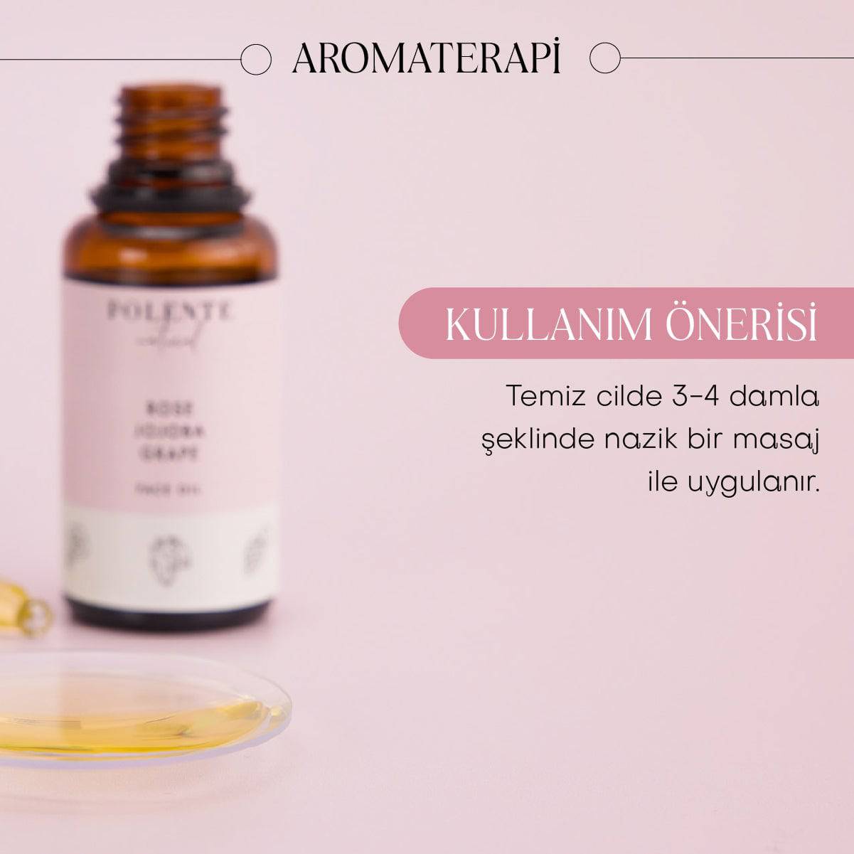 Gül &amp; Jojoba Canlandırıcı Yüz Yağı (30 ml)