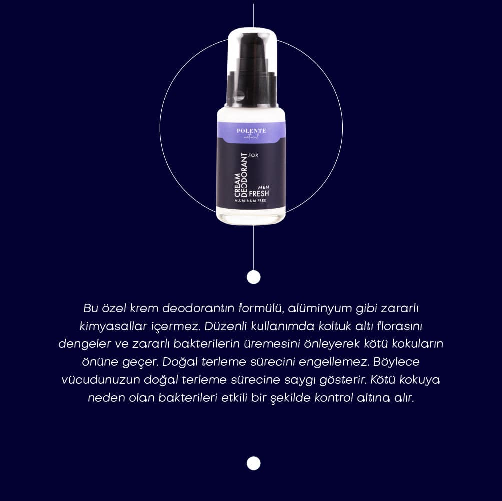 Men Fresh Deodorant - Erkekler İçin Deodorant (50 ml)