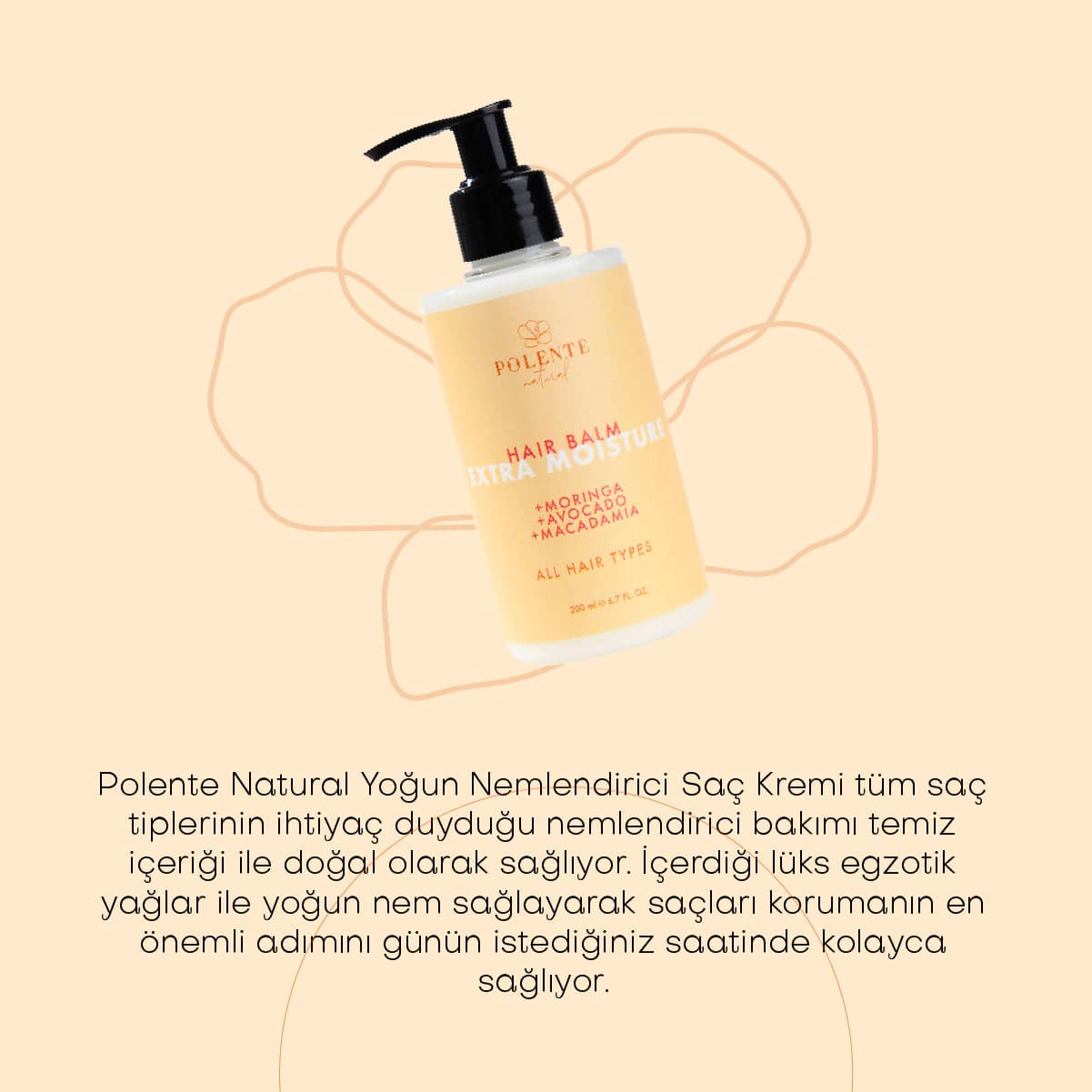Yoğun Nemlendirici Saç Kremi / Tüm Saç Tipleri (200 ml)