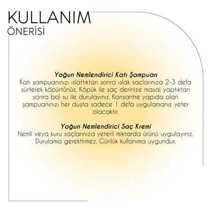 Yoğun Nemlendirici Saç Bakım Seti