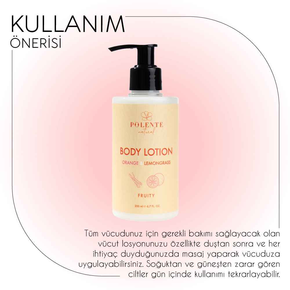 Vücut Losyonu- Portakal Çiçeği & Limon Otu (200 ml)