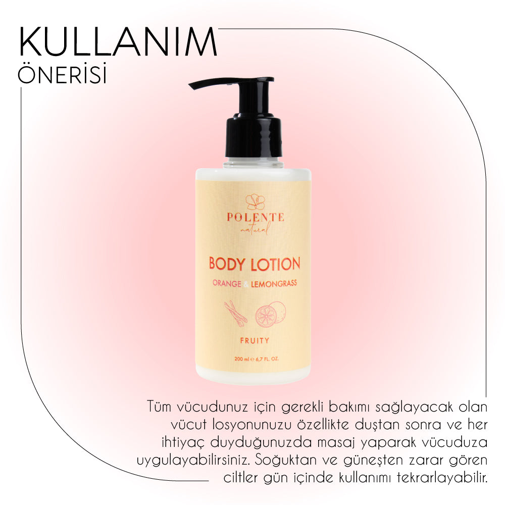 Vücut Losyonu- Portakal Çiçeği &amp; Limon Otu (200 ml)