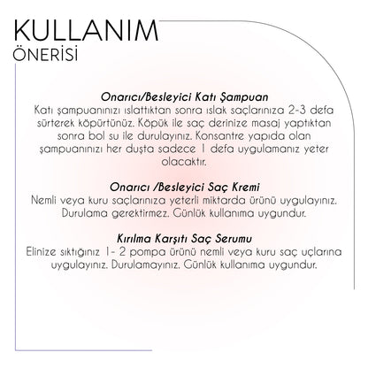 Yıpranmış Saçlar İçin Süper Bakım Seti