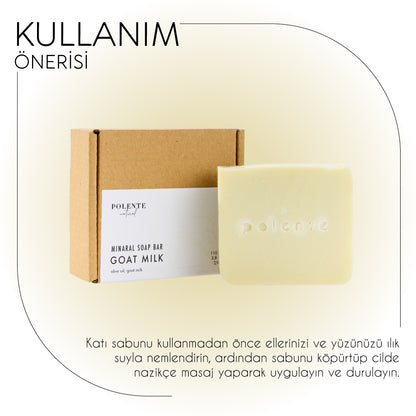 Keçi Sütü Sabunu - Mineralli Cilt Bakım Sabunu (100 ml)