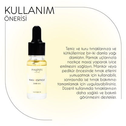 Tırnak &amp; Kütikül Bakım Yağı - Besleyici, Güçlendirici (10 ml)