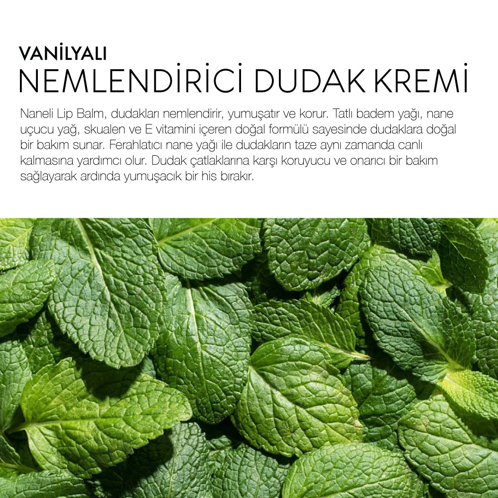 Naneli Lip Balm - Nemlendirici Dudak Kremi (10 ml)