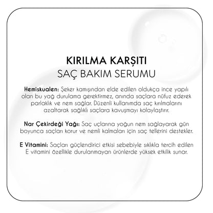 Kırılma Karşıtı Saç Bakım Serumu (100 ml)