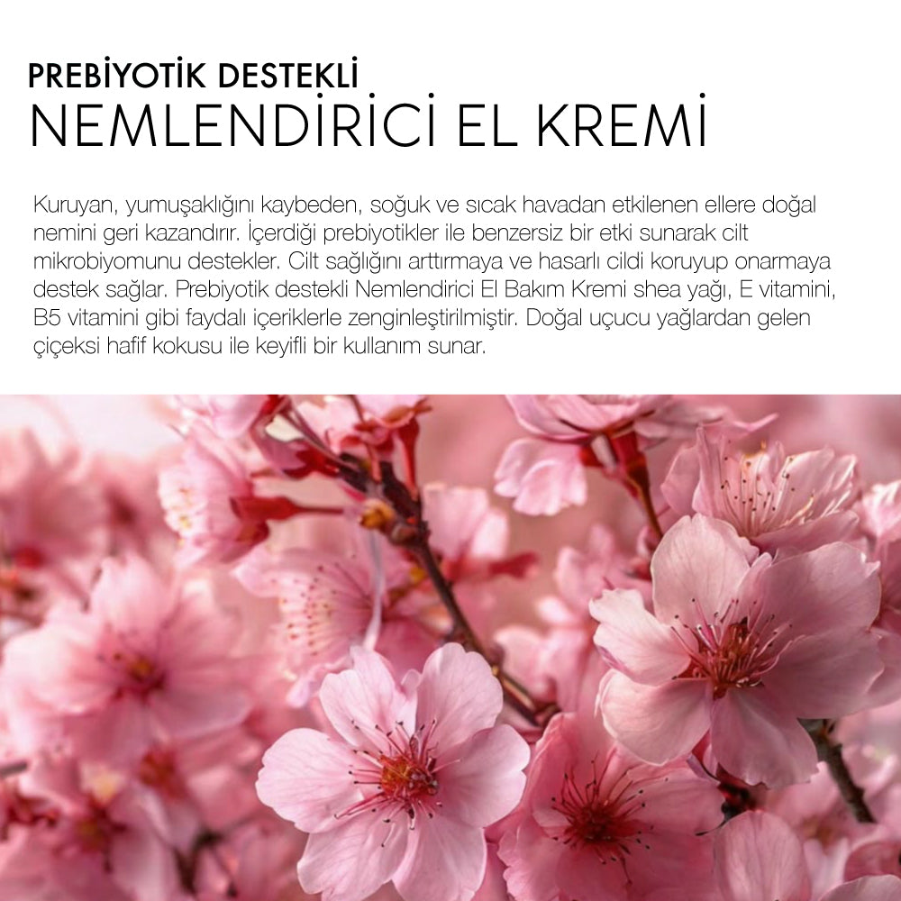 Nemlendirici El Kremi - Prebiyotik Destekli (50 ml)