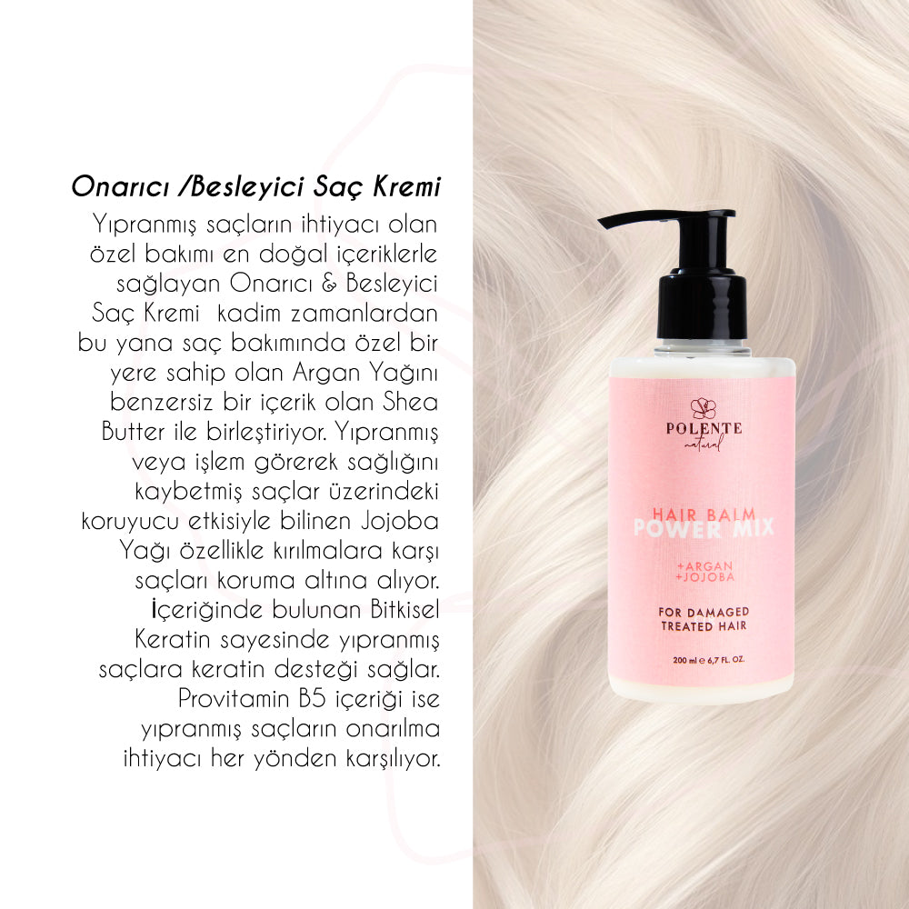 Yıpranmış Saçlar İçin Süper Bakım Seti