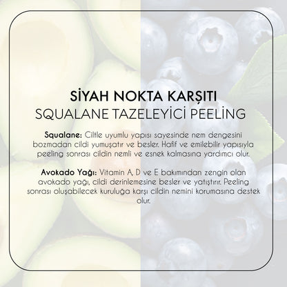 Squalane  Tazeleyici Peeling-Siyah Nokta Karşıtı (50 ml)