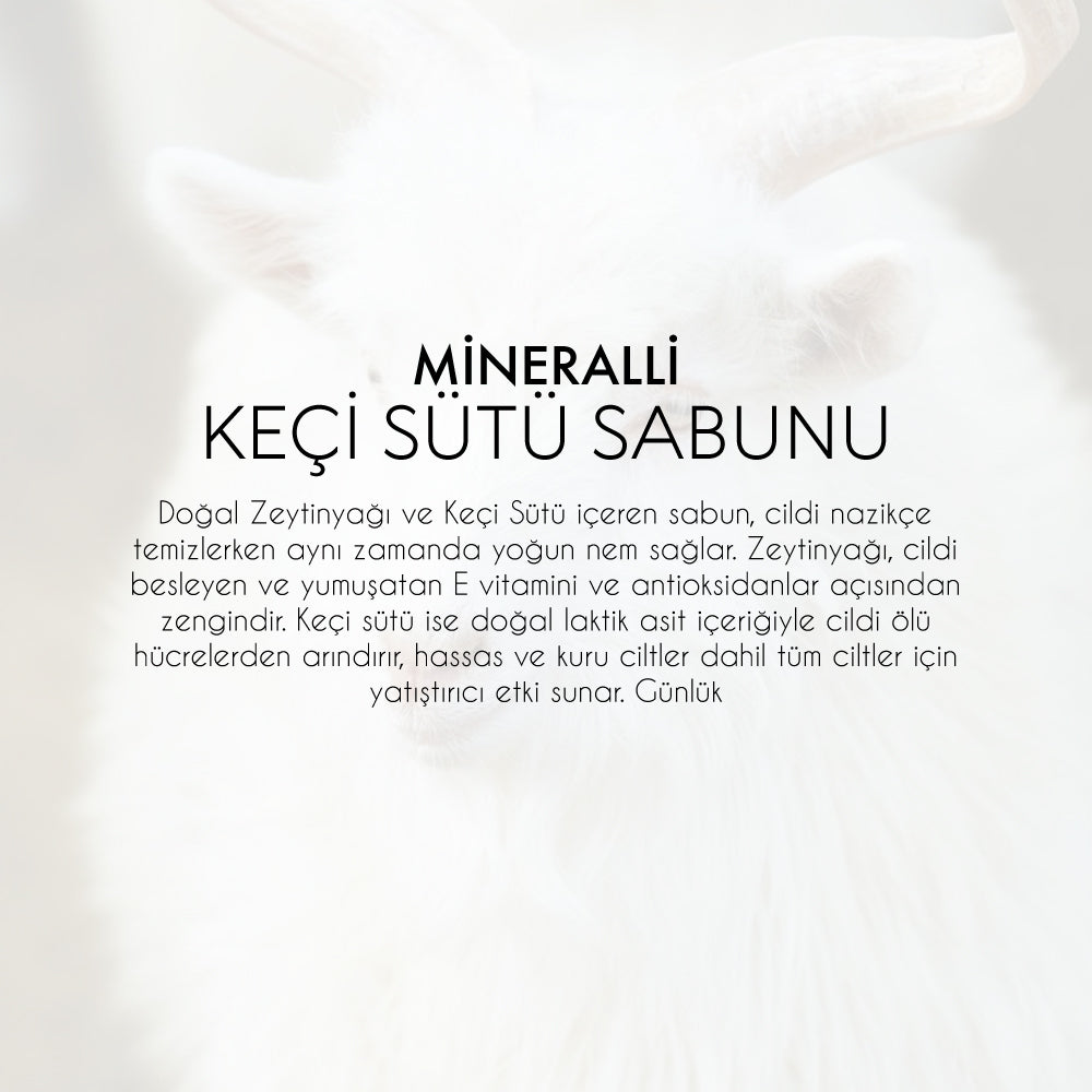 Keçi Sütü Sabunu - Mineralli Cilt Bakım Sabunu (100 ml)
