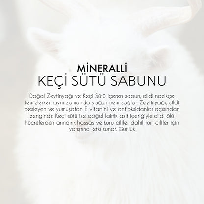 Keçi Sütü Sabunu - Mineralli Cilt Bakım Sabunu (100 ml)