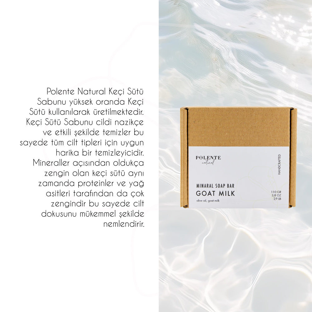 Keçi Sütü Sabunu - Mineralli Cilt Bakım Sabunu (100 ml)