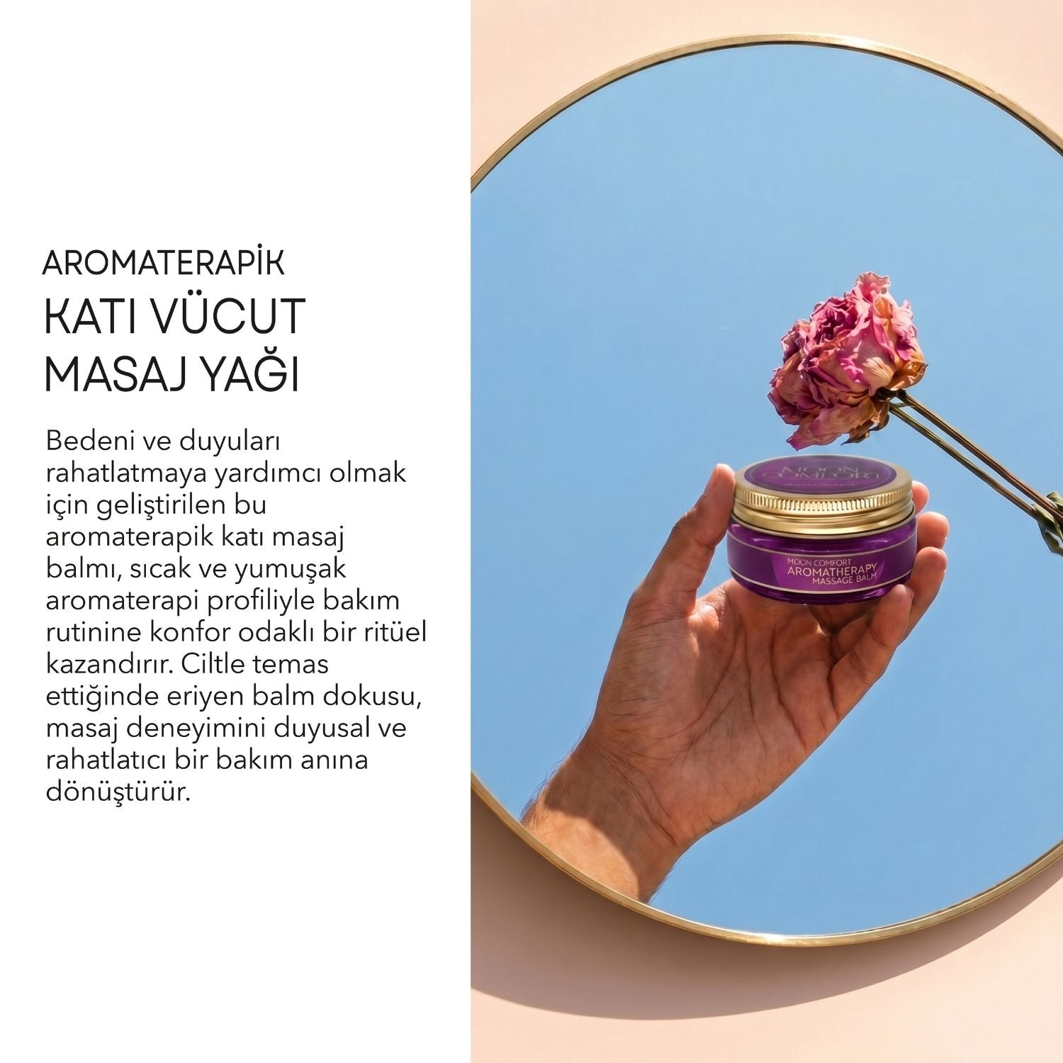 Aromaterapik Katı Vücut Masajı Yağı
