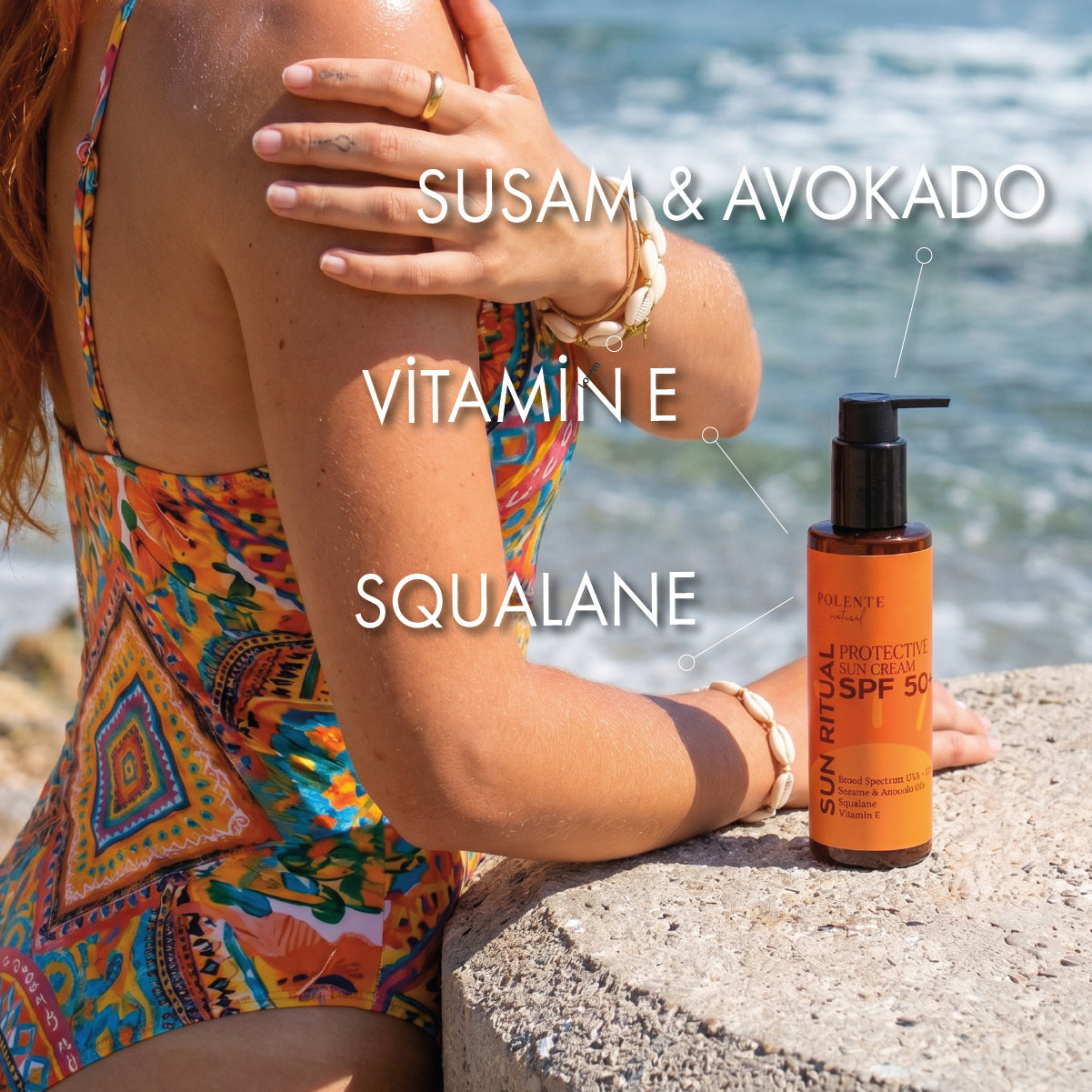 SPF 50⁺ Protective Sun Cream - SPF 50⁺ Güneş Koruyucu Krem - (200 ml)