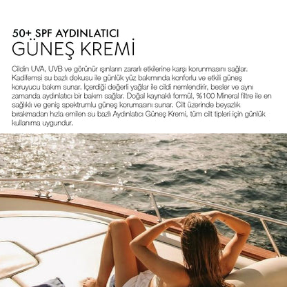 50+ SPF Brightening Sunscreen - 50+ SPF Brightening Sunscreen 100% Mineral Filter (50 ml)
