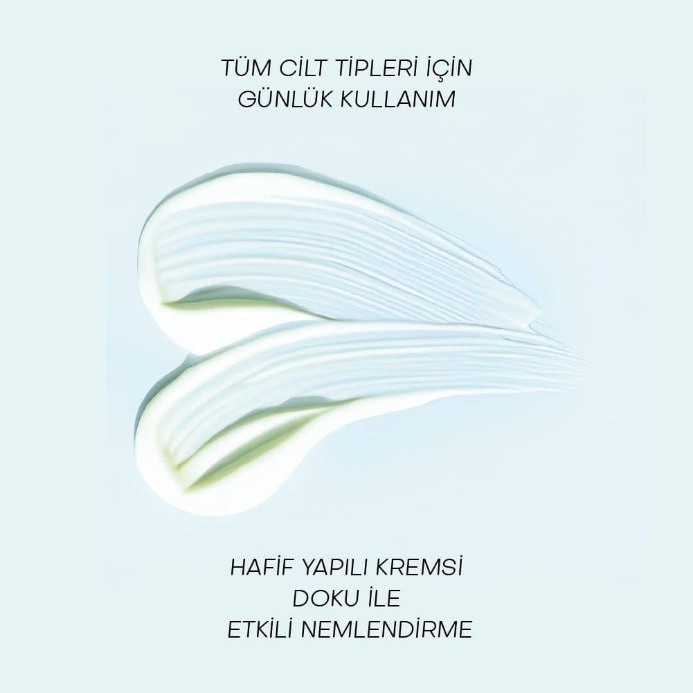 HYDRA MOIST CREAM - Hyalüronik Asit &amp; Skualen İçeren Nemlendirici Krem (50 ml)