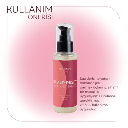 Kepek Karşıtı Gül İçeren Yatıştırıcı Saç Jeli