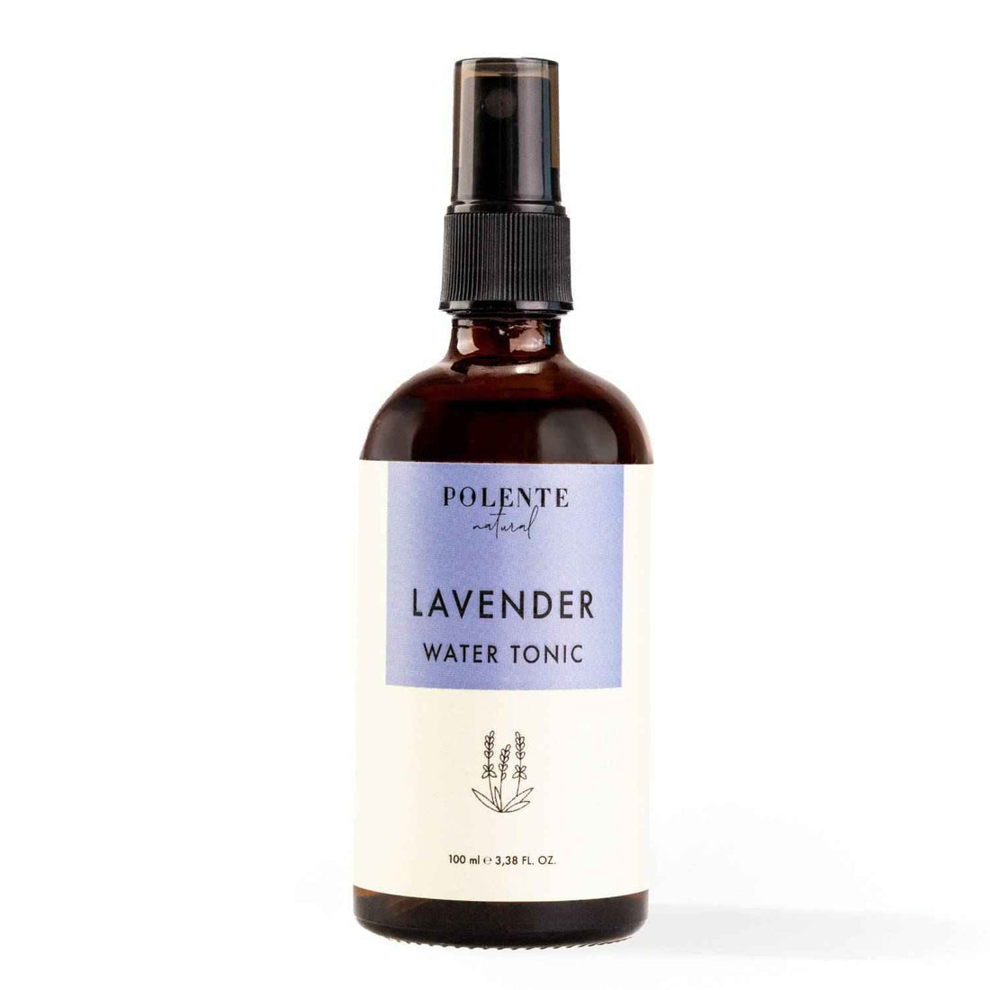 Lavanta Suyu Hidrosolü 100 ml — %100 saf Lavandula Angustifolia bitkisel hidrosol sprey şişesi