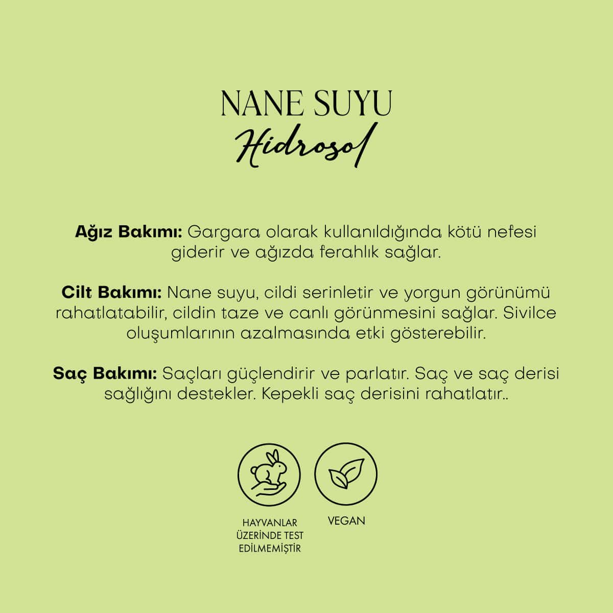 Nane Suyu -  %100 Saf Hidrosol (100 ml)
