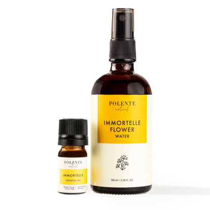 Immortelle Essential Oil &amp;amp; Immortelle Water - 100% Pure Series