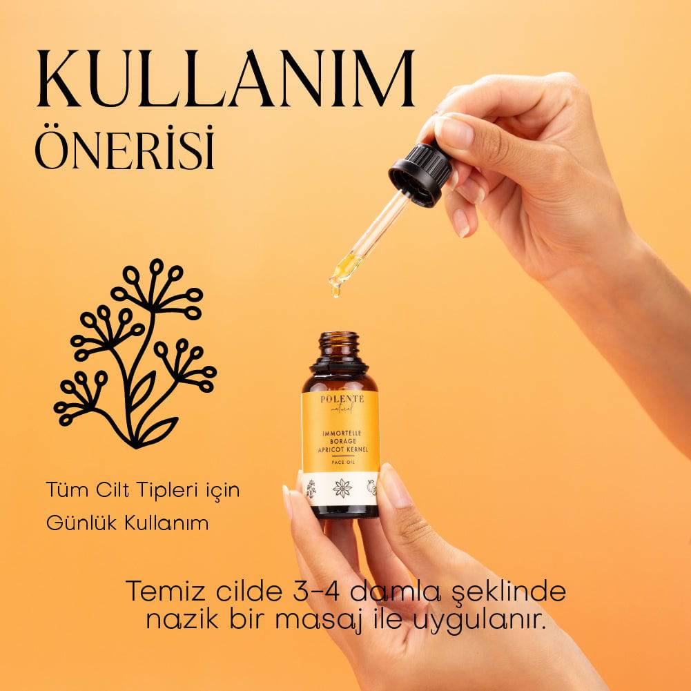 Ölmez Çiçek &amp; Hodan Kırışıklık Karşıtı Yüz Yağı (30 ml)