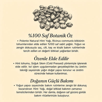 Castor Oil - Cold Pressed (50 ml)