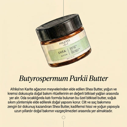 Shea Butter - Soğuk Sıkım (50 ml)