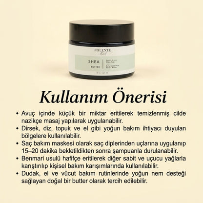 Shea Butter - Soğuk Sıkım (50 ml)