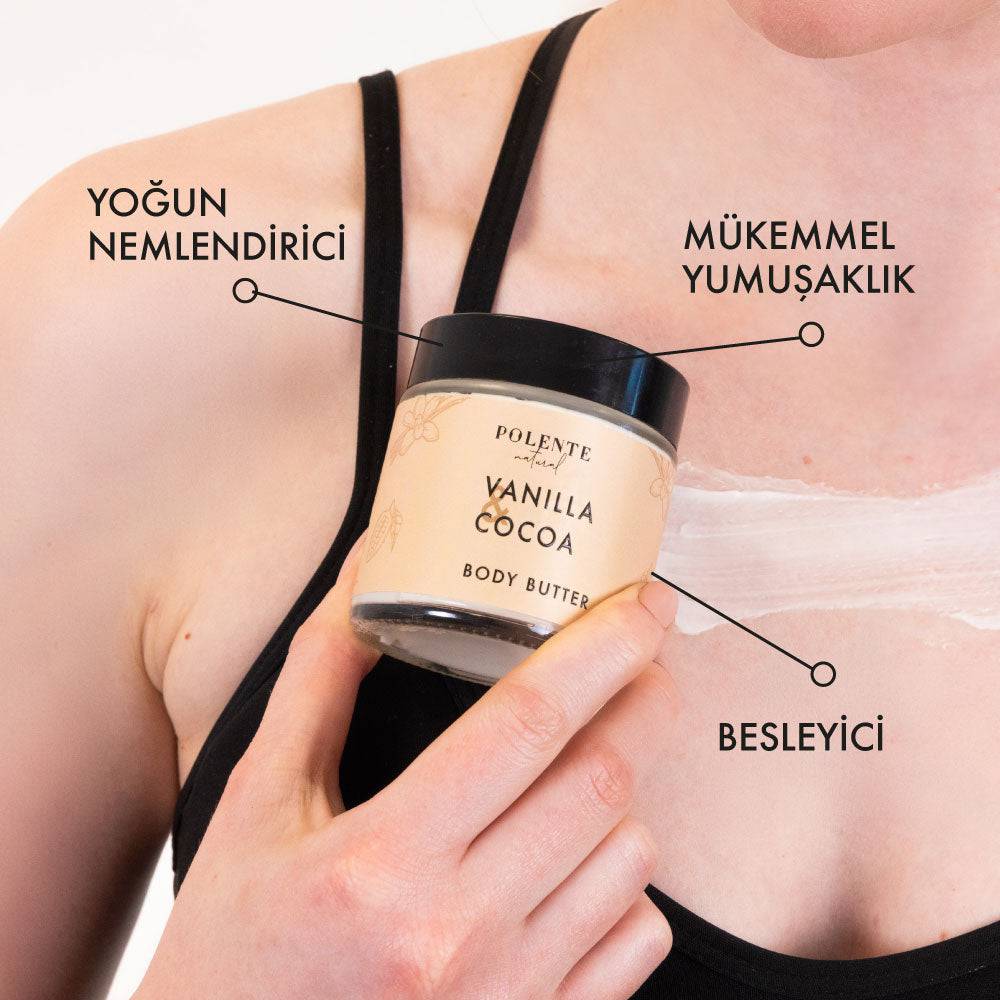 Vanilya &amp; Kakao Body Butter / Yoğun Vücut Nemlendiricisi (100 ml)