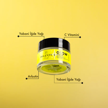 GLOW CREAM - Vitamin C &amp; Arbutin İçeren Aydınlatıcı Leke Kremi (50 ml)