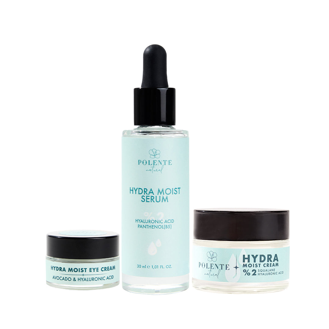 HYDRA MOIST SERIES - Hyaluronic Acid Moisturizing, Plumping Care Set