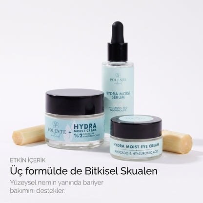 HYDRA MOIST SERİSİ — Üç formülde de Bitkisel Skualen