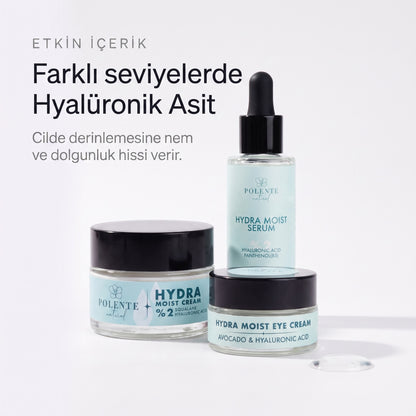 HYDRA MOIST SERİSİ — Farklı seviyelerde Hyalüronik Asit