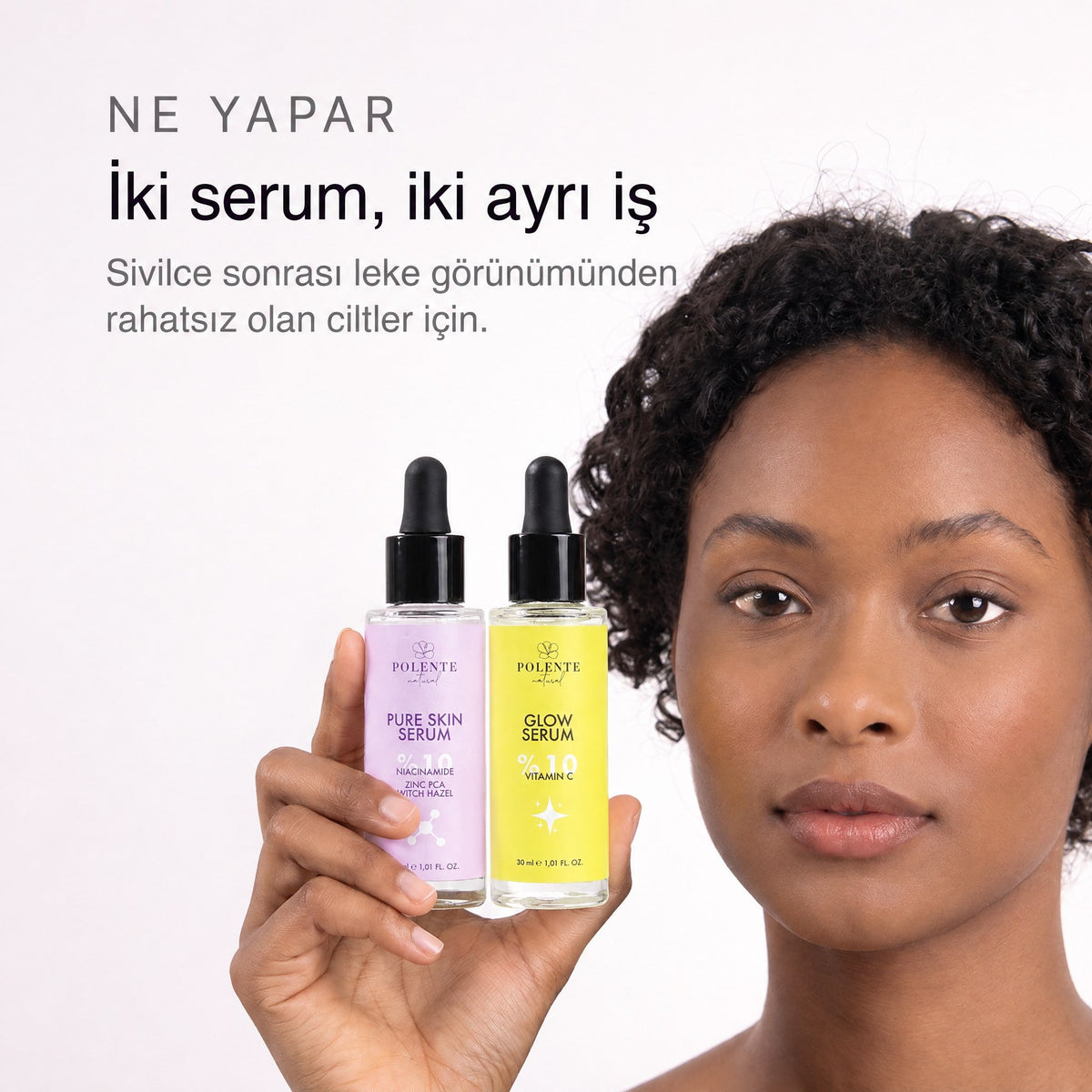 Akne &amp; Leke Kampanyalı Serum Seti — iki serum, iki ayrı iş