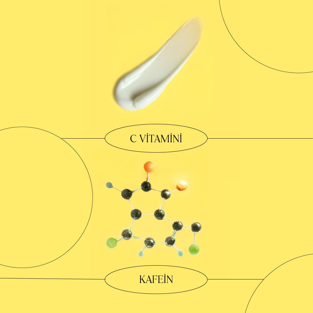 GLOW EYE CREAM- Vitamin C &amp; Kafein İçeren Canlandırıcı Göz Kremi (20 ml)
