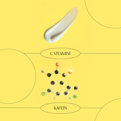 GLOW EYE CREAM- Vitamin C &amp; Kafein İçeren Canlandırıcı Göz Kremi (20 ml)