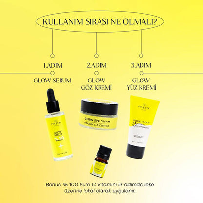 %100 PURE VİTAMİN C- Leke Karşıtı %100 Saf C Vitamini (2,5 ml)