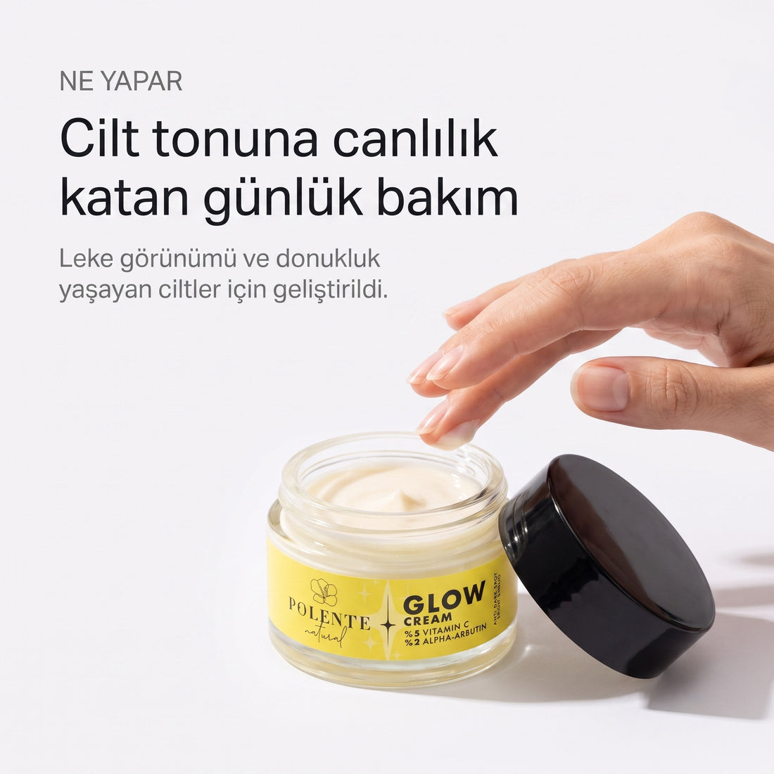 GLOW CREAM 50 ml — Cilt tonuna canlılık katan günlük bakım